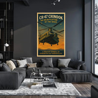 CH-47 Chinook Heavy-Lifter of the Skies Poster