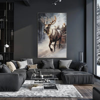 Winter Sleigh Ride Poster