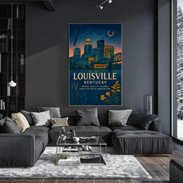 Louisville, Kentucky Tradition Meets Innovation Poster