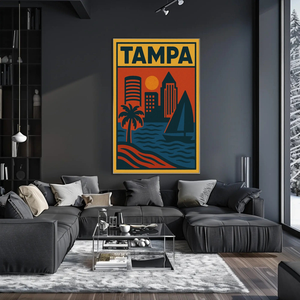 Tampa Cityscape Poster