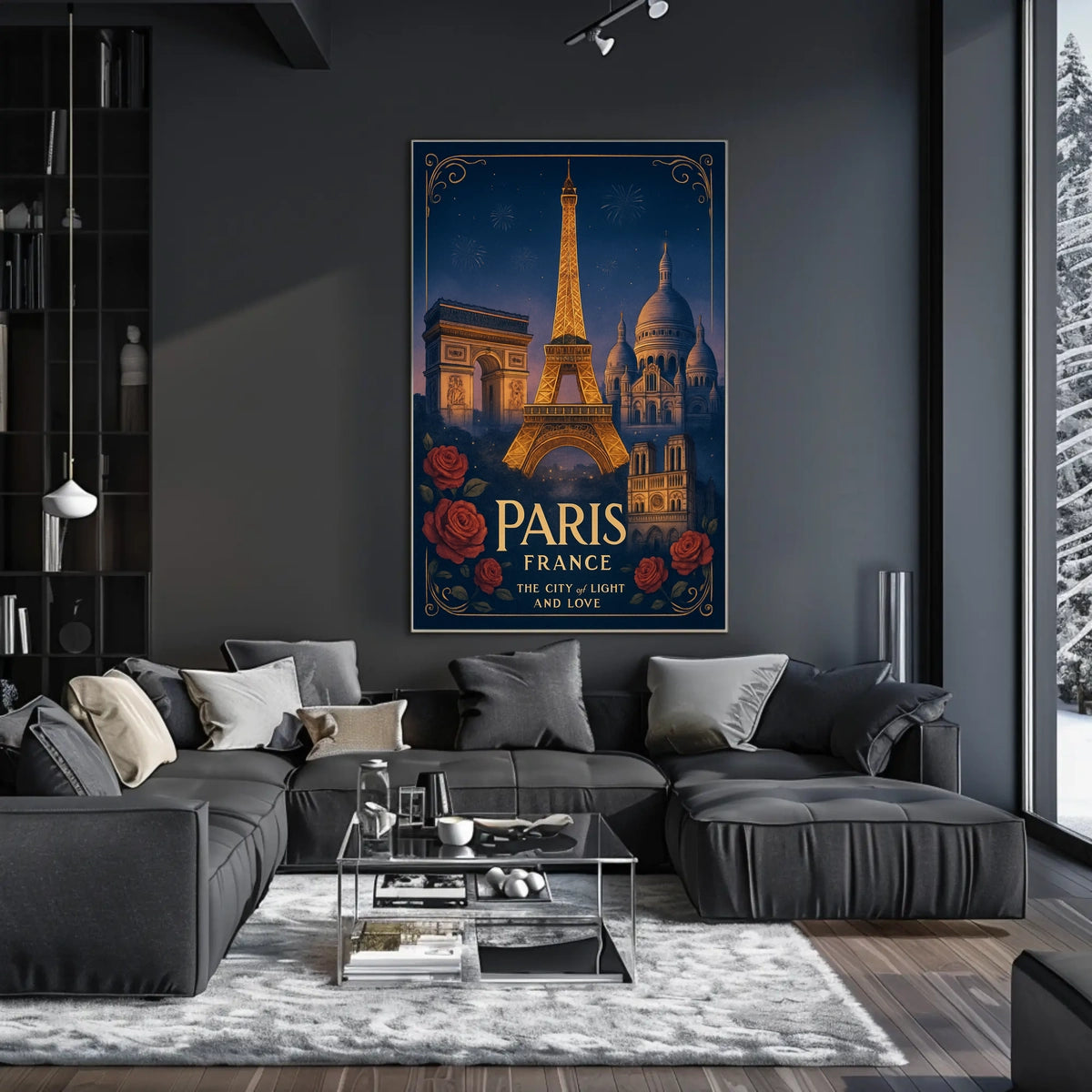 Paris The City of Light and Love Poster