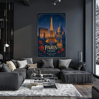 Paris The City of Light and Love Poster
