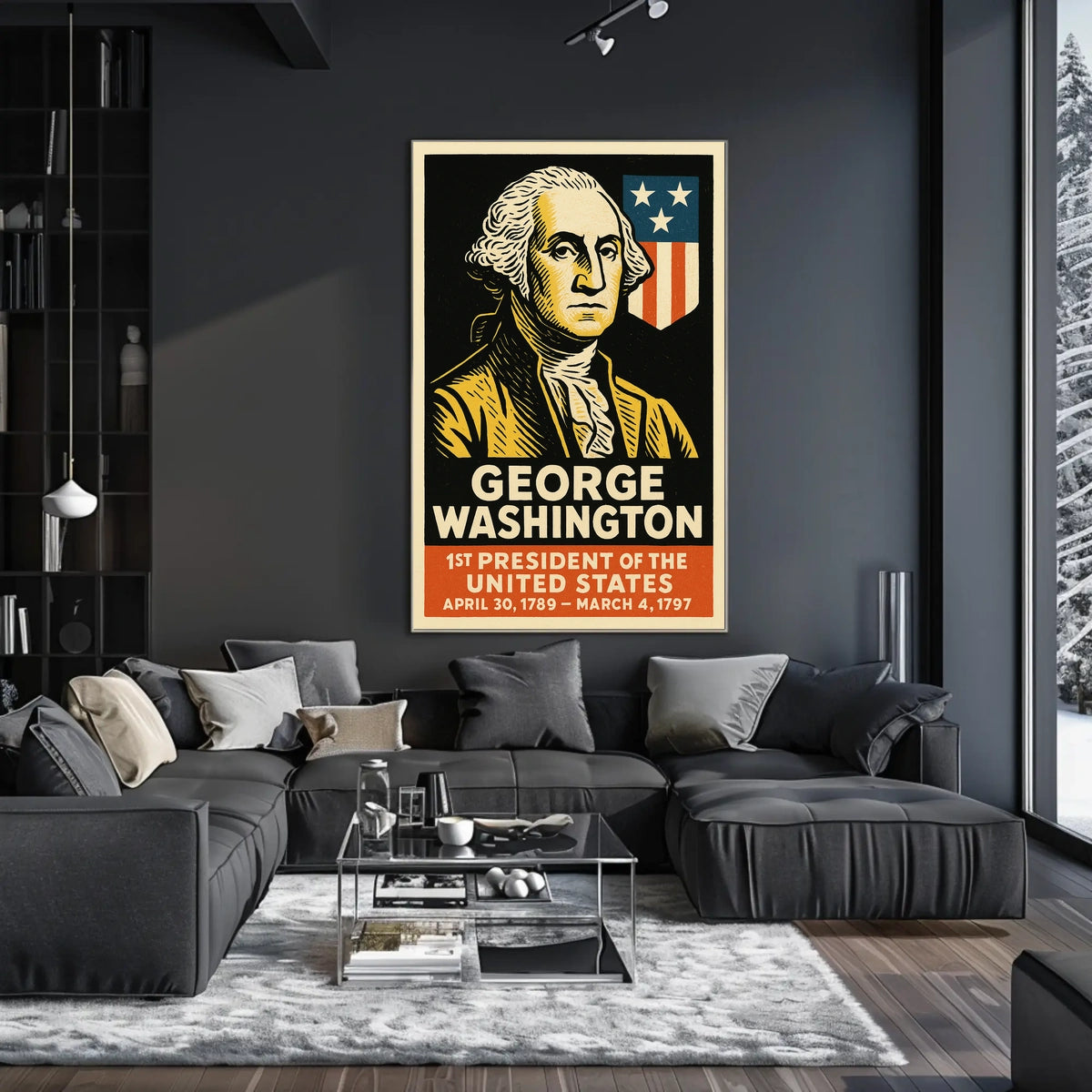 George Washington 1St President Poster