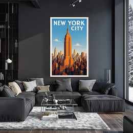 New York City Skyline Poster PosterGoat