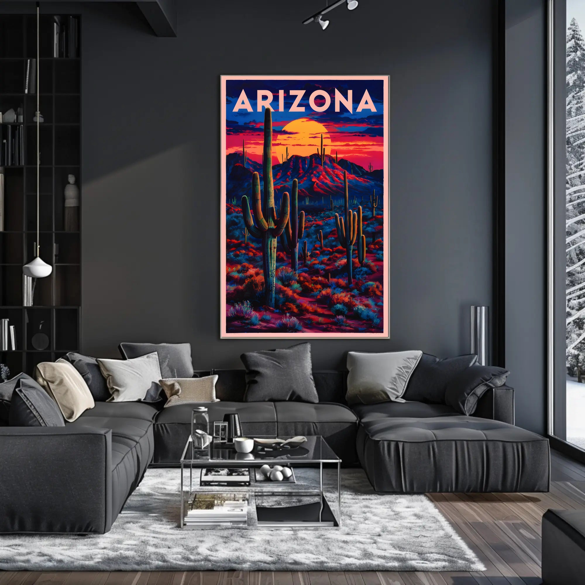 Arizona Sunset Landscape Poster