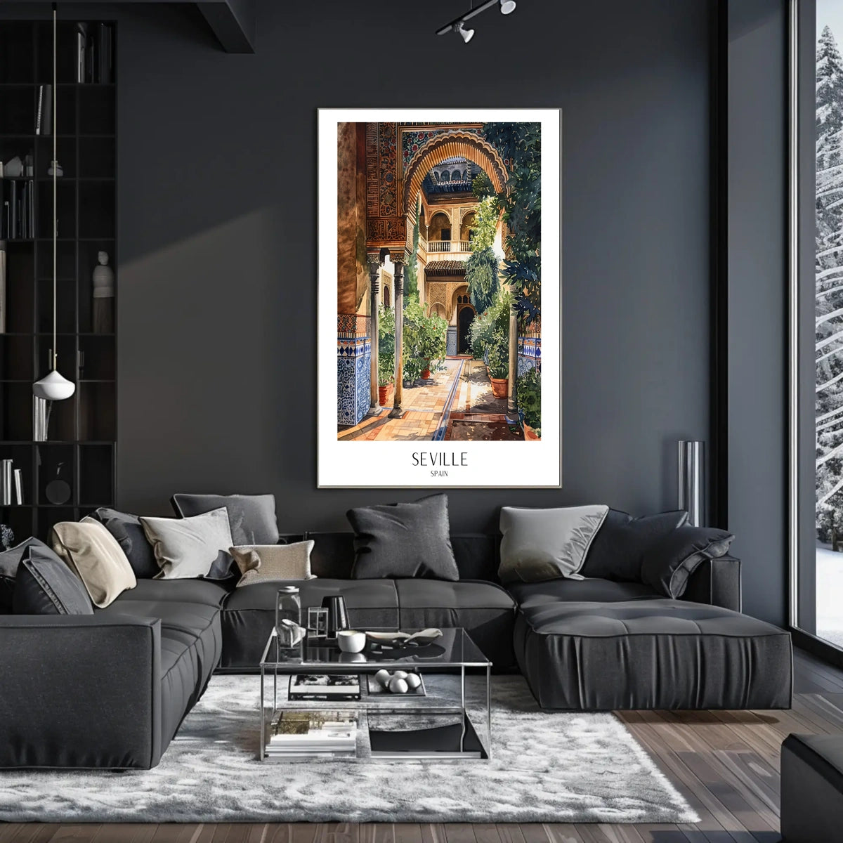 Seville Courtyard Poster