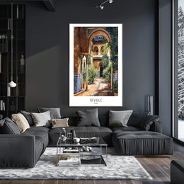 Seville Courtyard Poster
