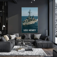 USS Henry Poster