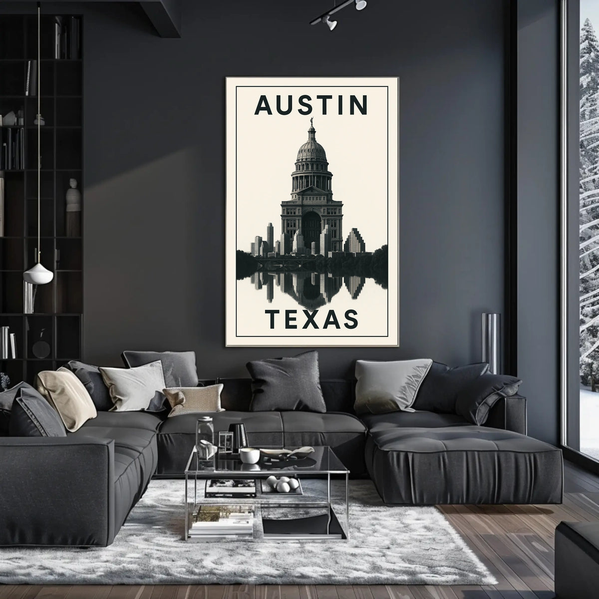 Austin, Texas Skyline Poster