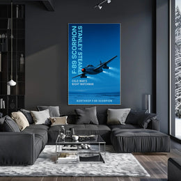 Northrop F-89 Scorpion Cold War's Night Watchman Poster PosterGoat