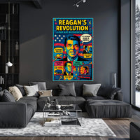 Reagan's Revolution Poster PosterGoat