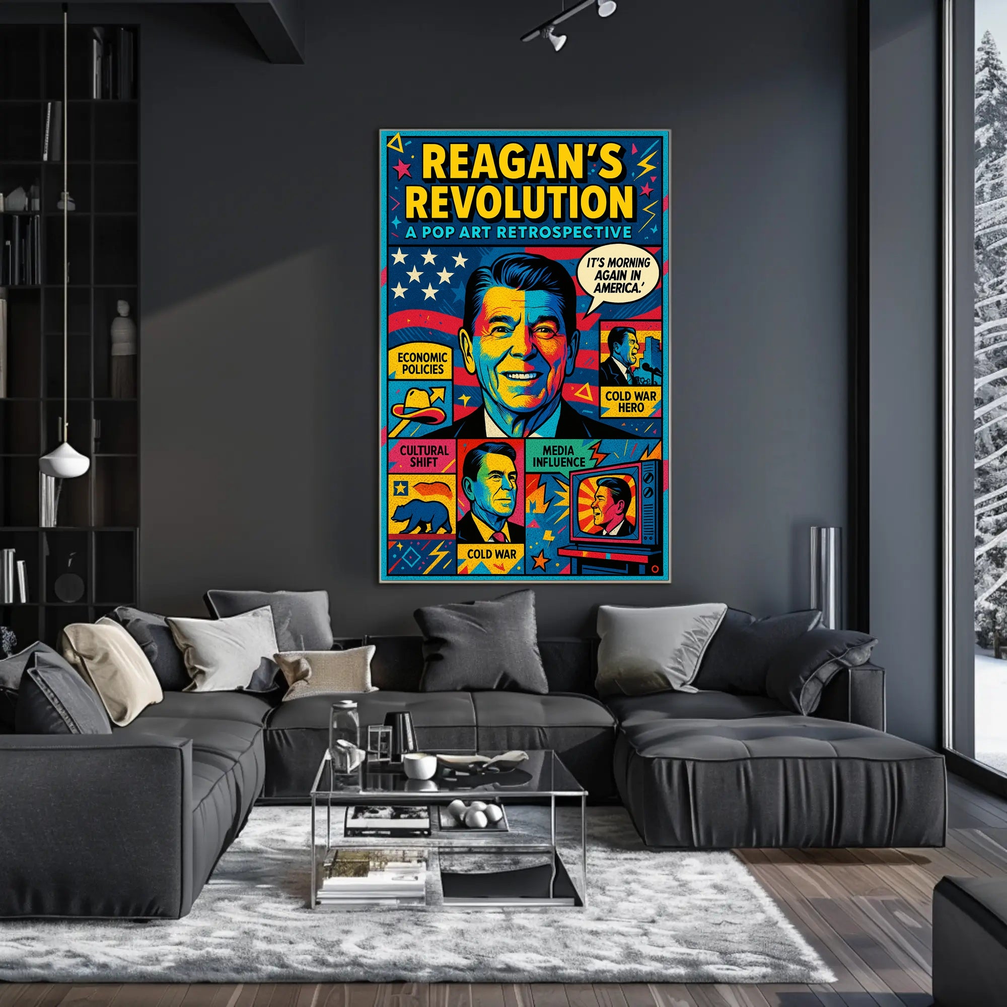Reagan's Revolution Poster PosterGoat