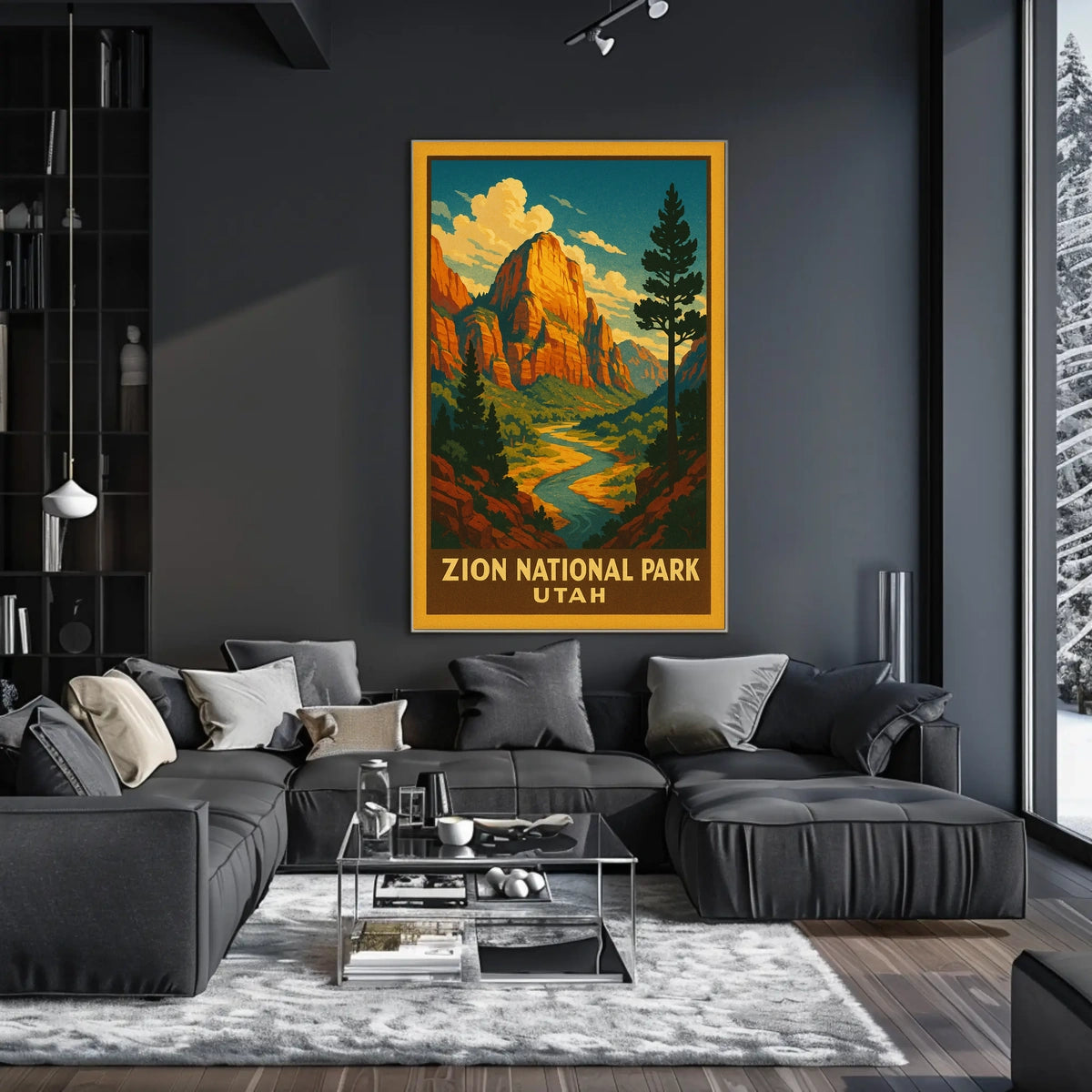 Zion National Park Utah Poster