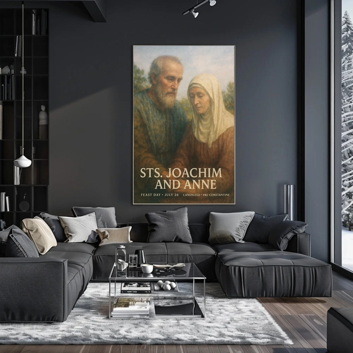 Saints Joachim And Anne Poster
