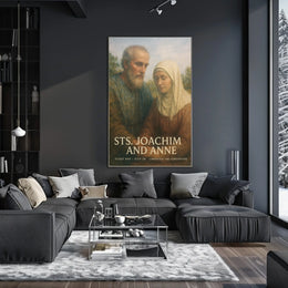 Saints Joachim And Anne Poster