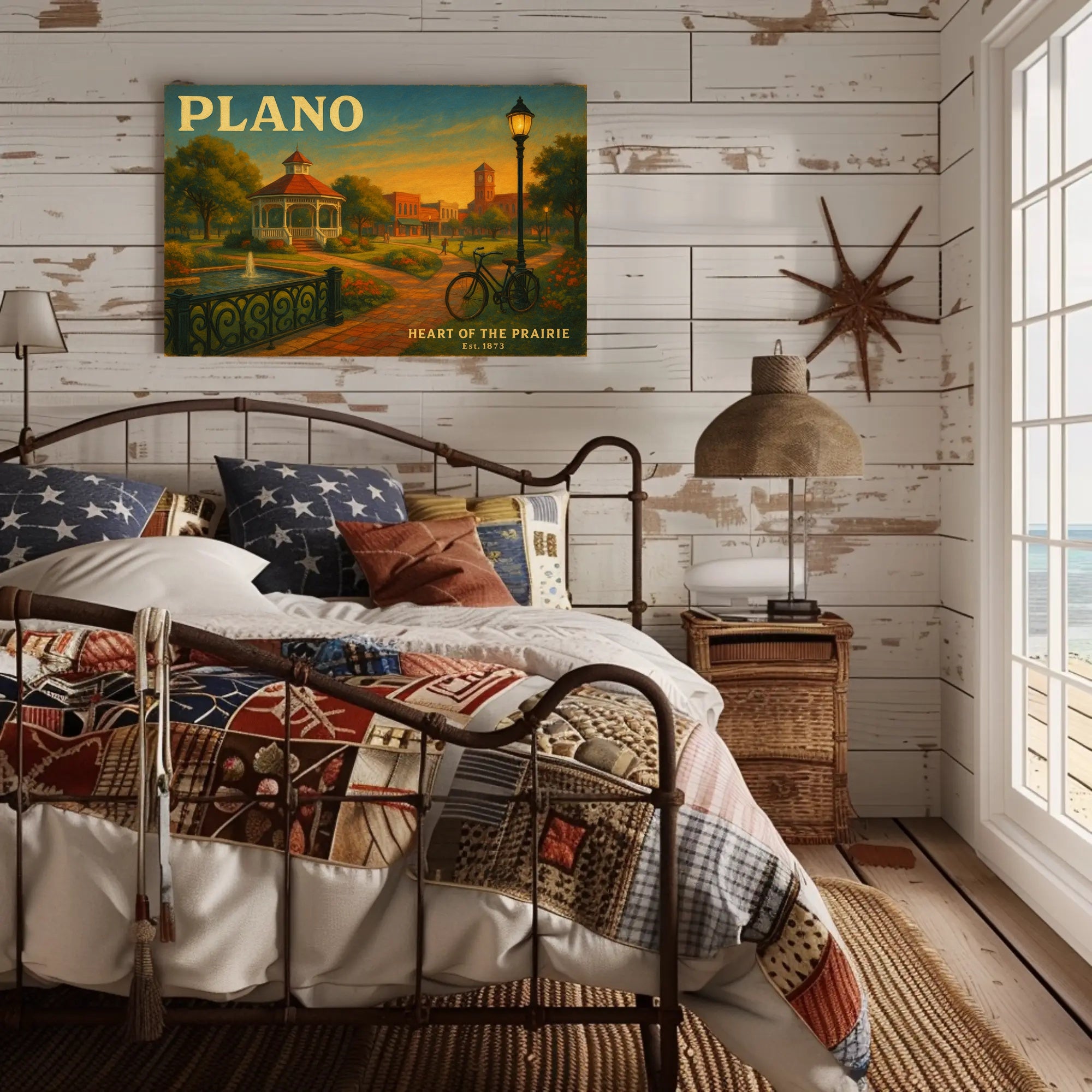Heart of the Prairie Travel Poster Art Print