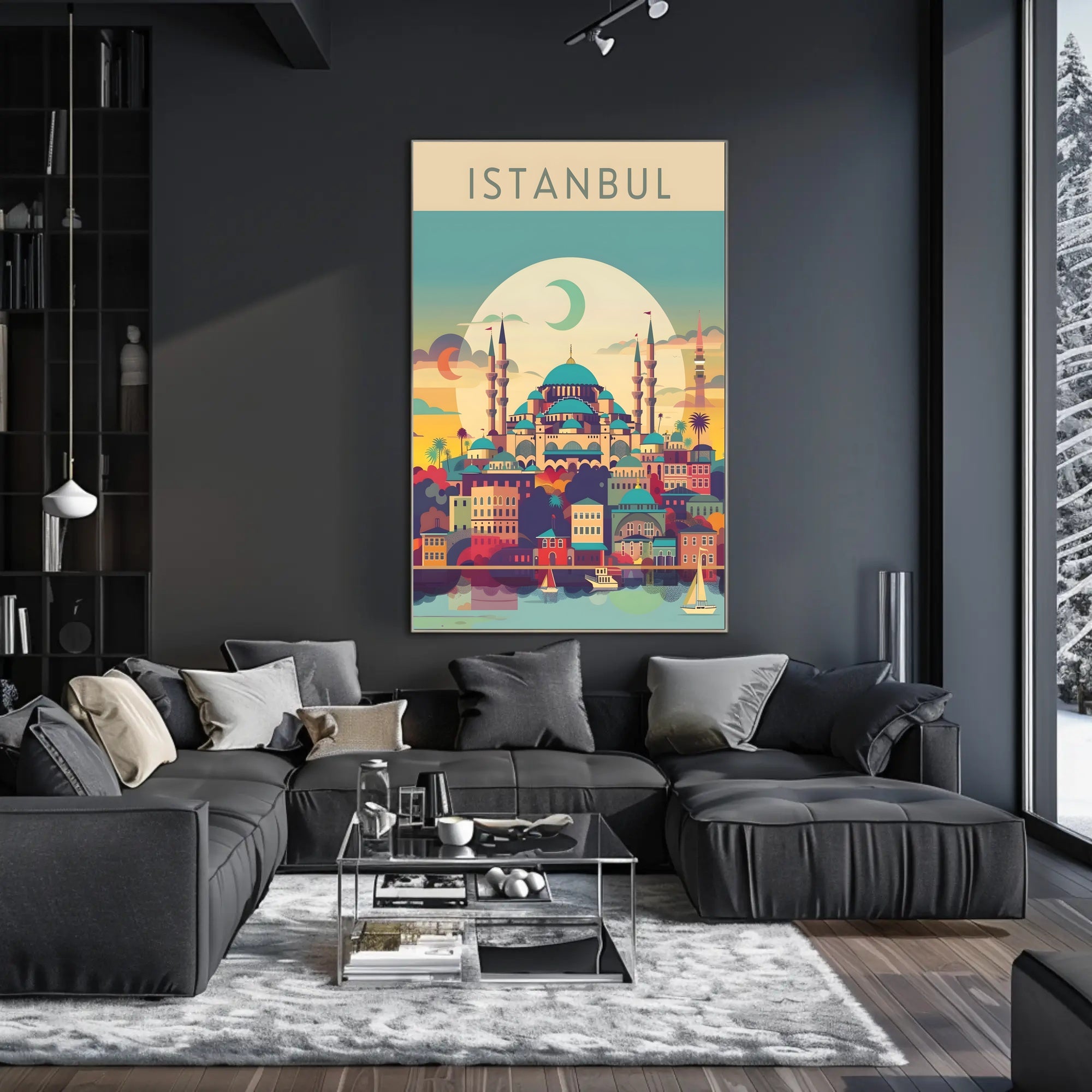 Vibrant Istanbul Poster