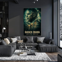 Barack Obama 44th President of the United States Double Exposure Poster