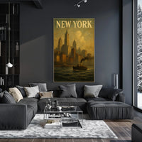 New York Cityscape Poster