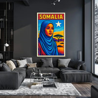 Somalia A Vibrant Tribute Poster