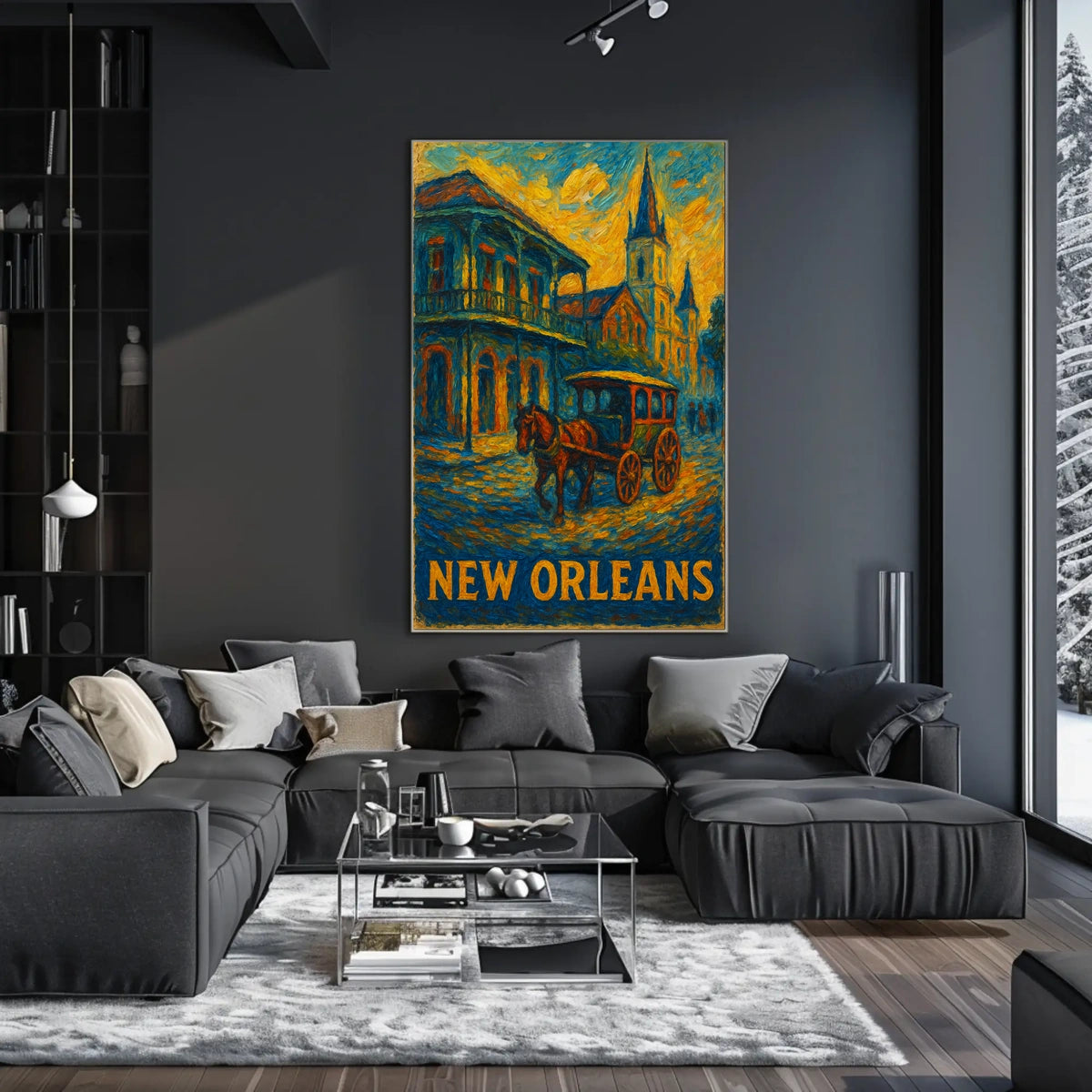 New Orleans A Vibrant Impression Poster