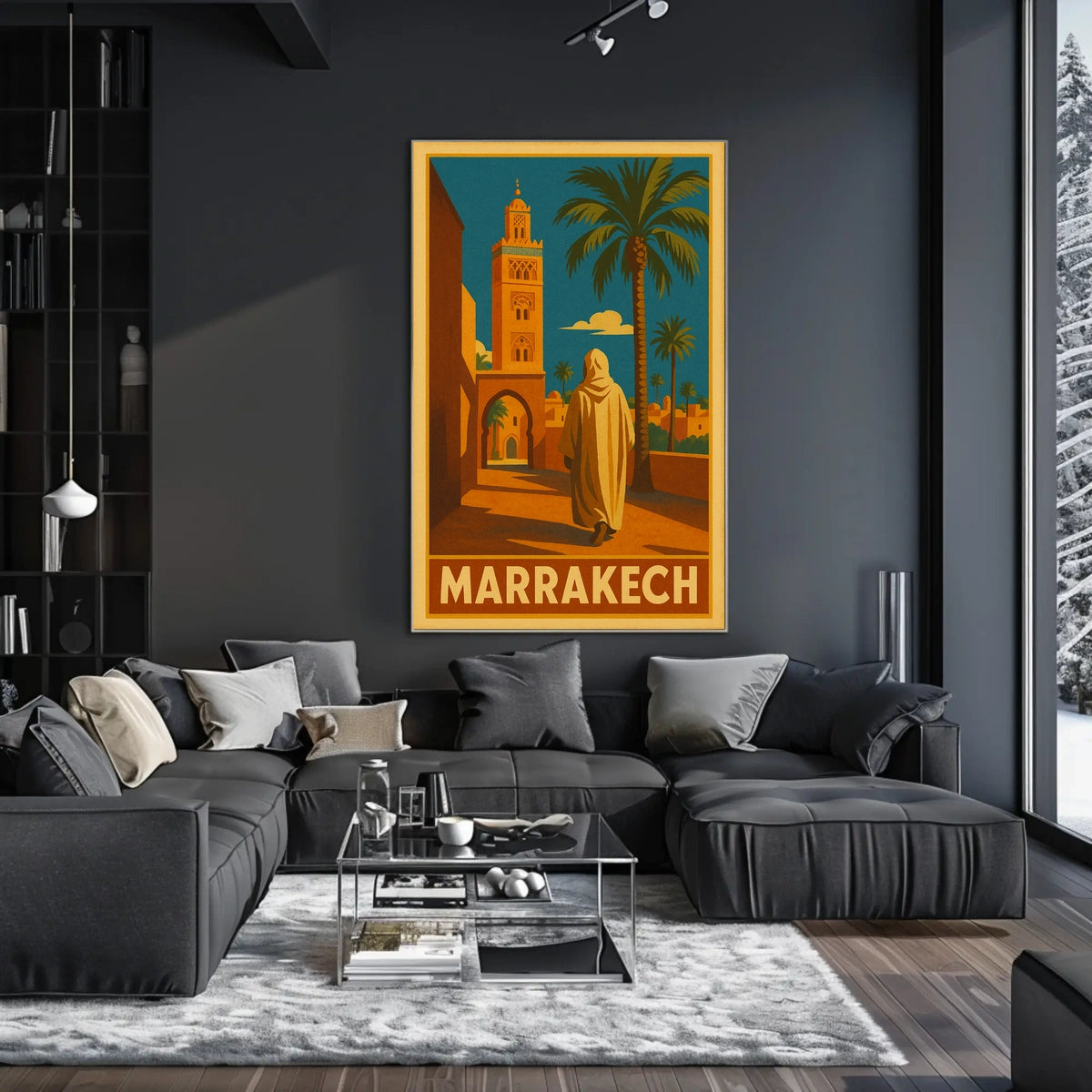 Marrakech Travel Poster