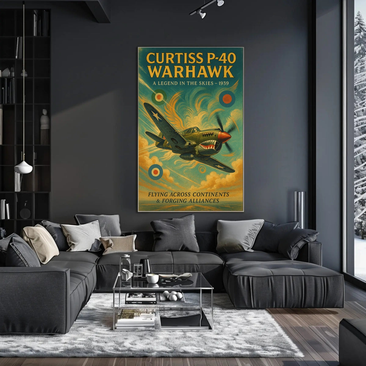 Curtiss P-40 Warhawk A Legend in the Skies Poster