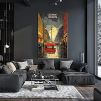 Berlin in the Rain Poster
