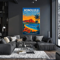 Experience the Aloha Spirit Honolulu Poster