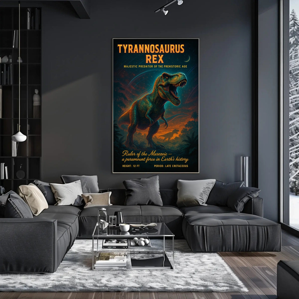 Tyrannosaurus Rex Majestic Predator Poster