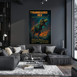 Tyrannosaurus Rex Majestic Predator Poster