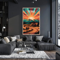 Texas Sunset Poster