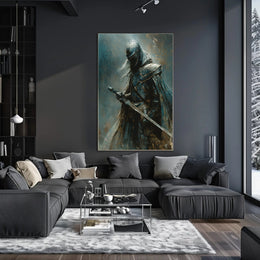 Medieval Knight in Armor: Fantasy or Mythology Poster PosterGoat