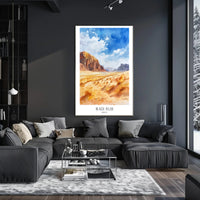 Wadi Rum Landscape Poster PosterGoat