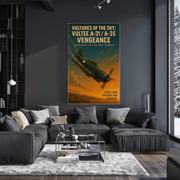 Vultures Of The Sky Vultee A-31A-35 Poster