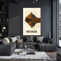 Nevada Landscape Reflection Poster