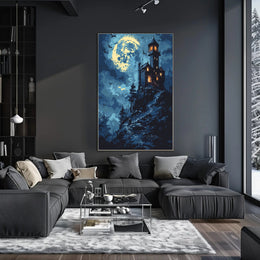 Medieval Knight Templar Photorealistic Battle Poster PosterGoat