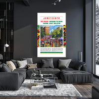 Juneteenth Celebration Patriotic Bold Cultural or Heritage Poster
