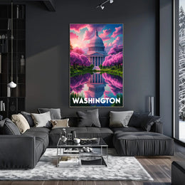 Washington in Bloom Poster