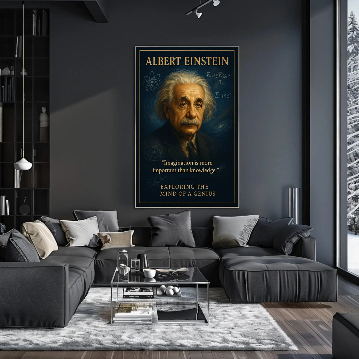 Albert Einstein Exploring The Mind Of Poster