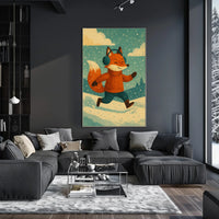 Winter Fox Adventure Poster