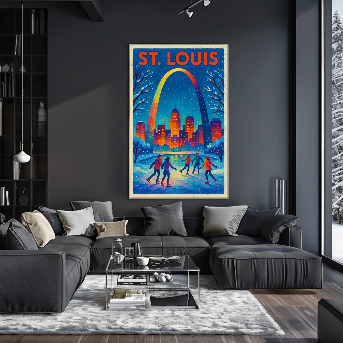 St. Louis Winter Wonderland Poster