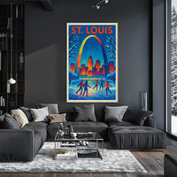 St. Louis Winter Wonderland Poster