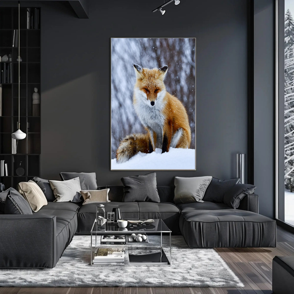 Winter Fox Poster