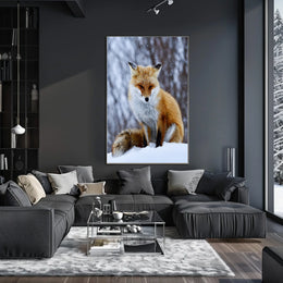 Winter Fox Poster