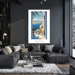Scenic View of Greece Poster PosterGoat