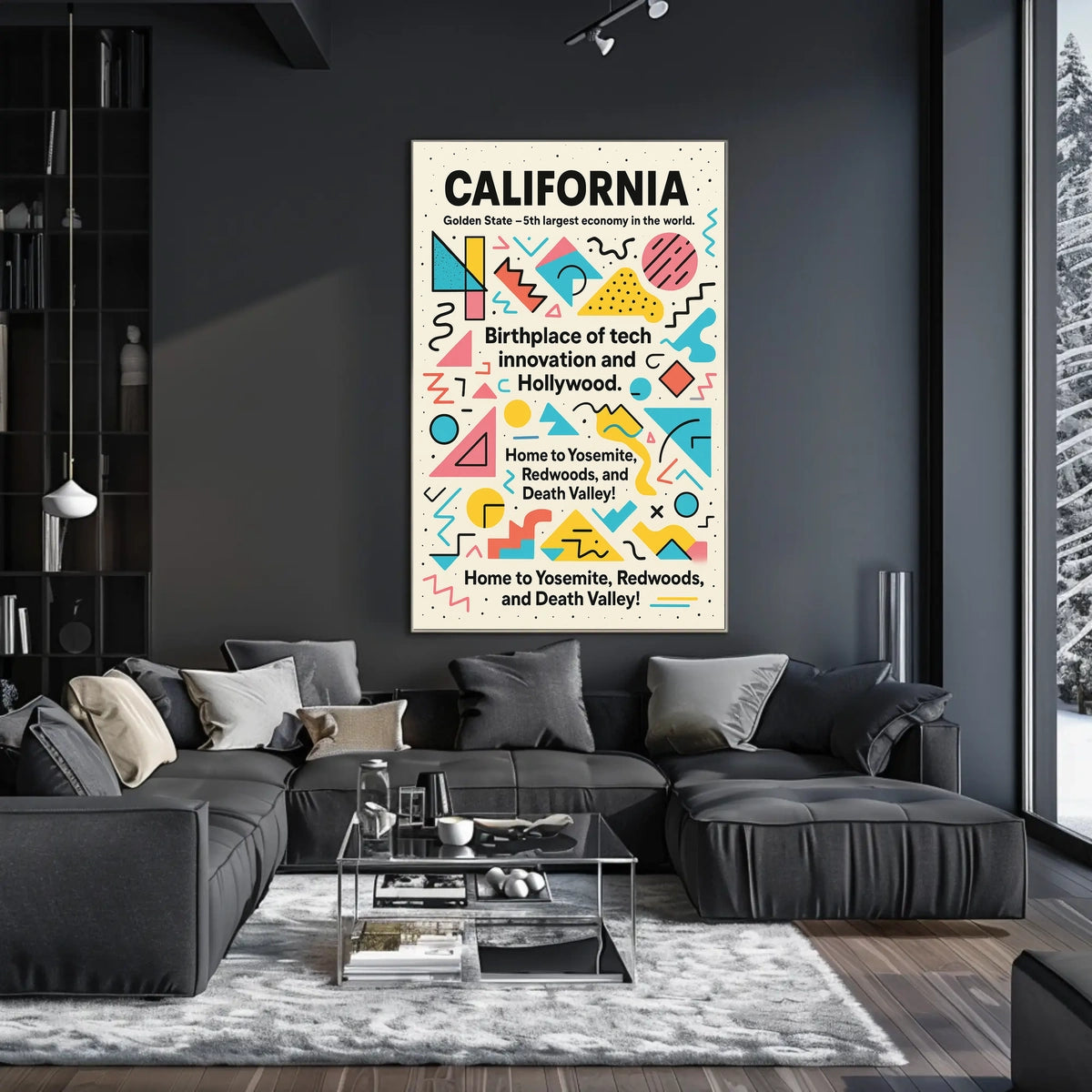 California The Golden State Poster