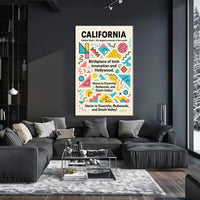 California The Golden State Poster