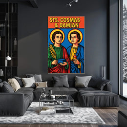 Saints Cosmas and Damian Poster