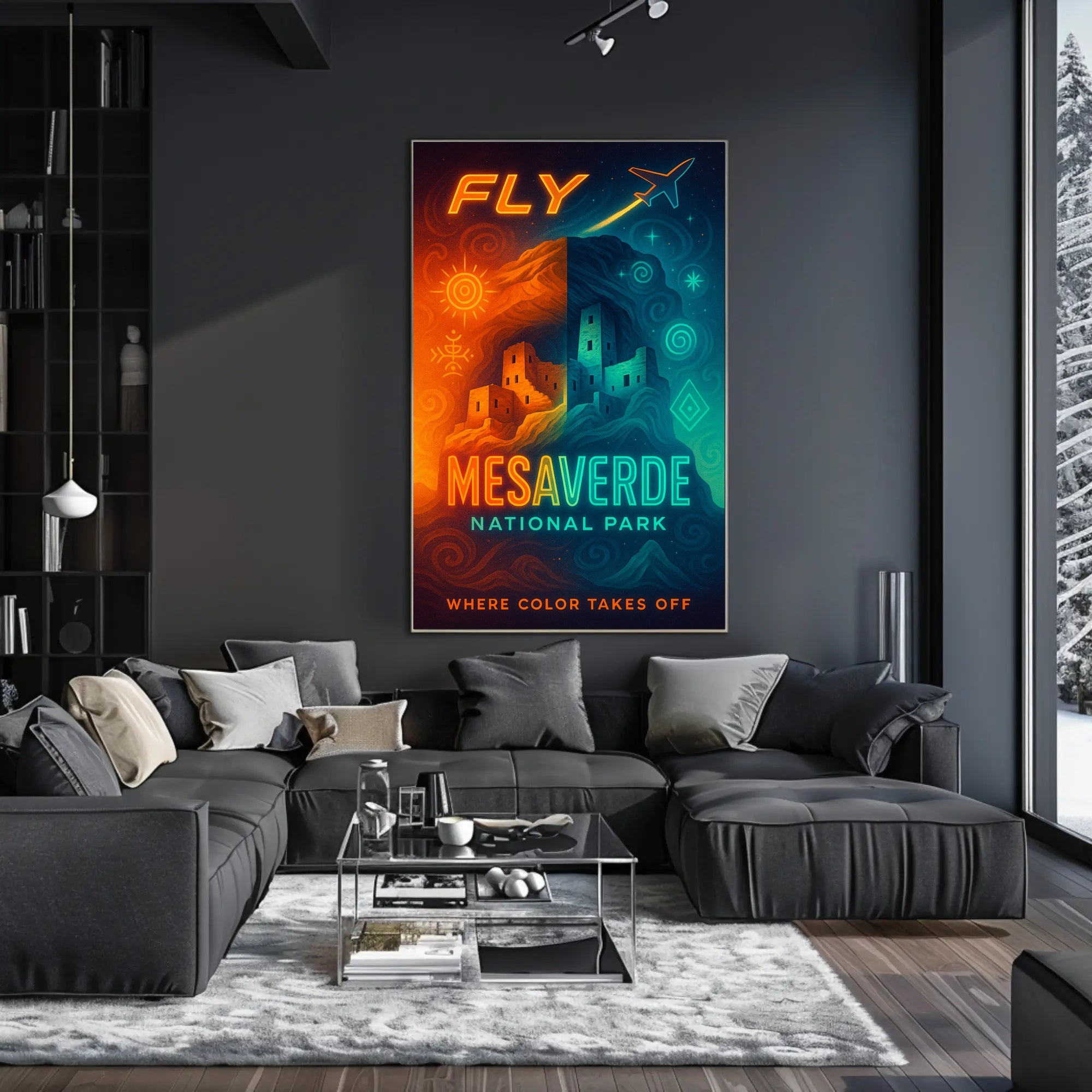 Fly to Mesa Verde National Park Poster